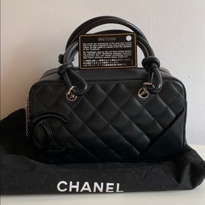 CHANEL Black Quilted Mini Bag
